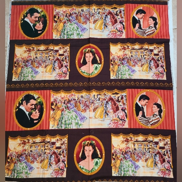 "Gone With The Wind" Quilting Treasures Other - Super Rare Quilting Treasures "Gone With The Wind" 2010 Sewing Cotton Panels